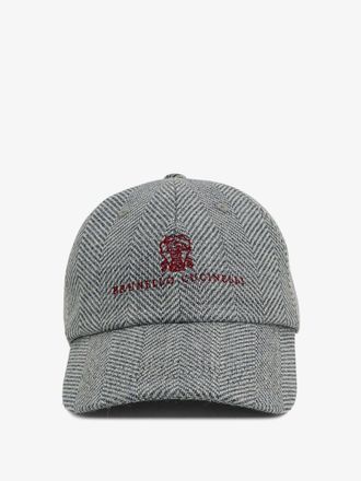 Brunello Cucinelli Cappello Baseball con ricamo Logo - BRUNELLO CUCINELLI - gender_Man