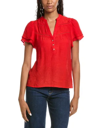 Nanette Lepore Solid Blouse