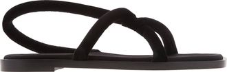 Ferragamo Ferragamo Floriane Knotted Strap Flat Sandals, Size 7 C