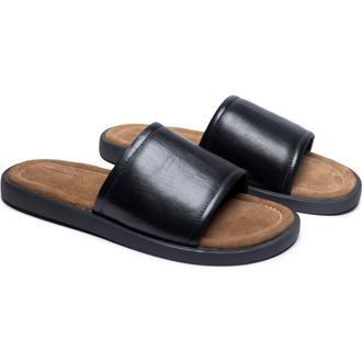 Tailorbyrd Bayport Slide Sandal in Black at Nordstrom Rack, Size 11