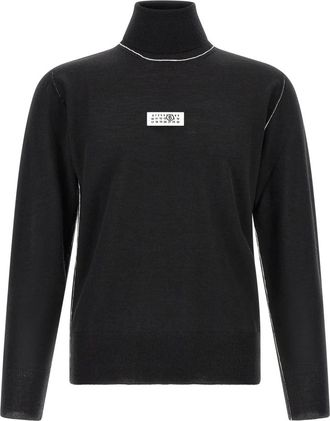 Maison Margiela Truien - Heren - Coltruien - Zwart - XL - Truien & Vesten