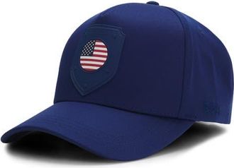 BOSS Poulin Lux Flag Patch Adjustable Baseball Cap in Usa at Nordstrom
