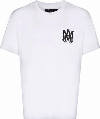 Amiri Mens Amiri MA Logo T-Shirt White - Size: 38
