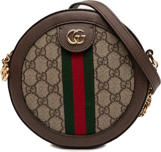 Gucci Pre-owned Gucci Mini GG Supreme Web Ophidia Round Crossbody Ladies 5QFDLD5ZS906M387