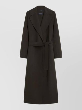 Max Mara poldo straight wool coat wide collar