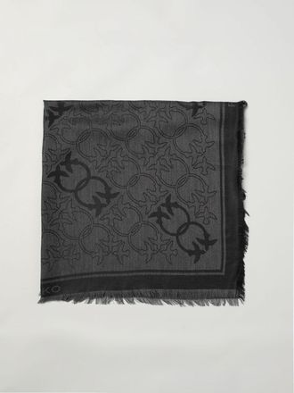 Pinko Sciarpa Polonia in viscosa con monogram jacquard
