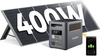 OEM Generador Solar Port&aacute;til - Aferiy - Nomad1800 Pro - 1024wh - 1800w Ac - Panel 400w