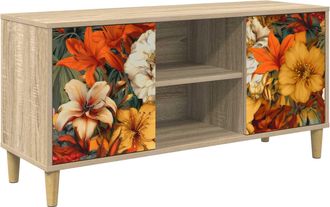 vidaXL Mueble De Tv Gennep 102 X 33 X 50 Cm Sonoma Vidaxl