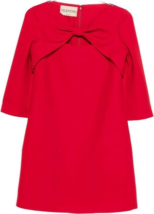 Valentino Garavani Wool And Silk Mini Dress