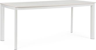 Decorspace Tavolo alcora Struttura In Alluminio Verniciato A Polvere 180 X H 75 Cm Per Arredo Casa -antracite