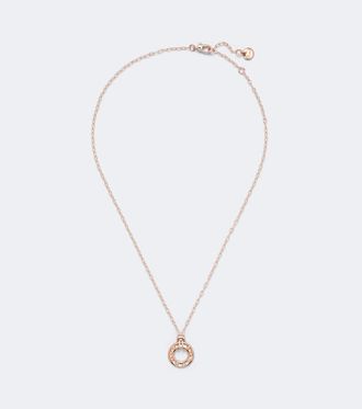 POMELLATO Iconica 18kt rose gold pendant necklace with diamonds