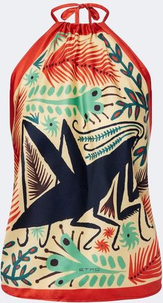 Etro Top in seta con stampa