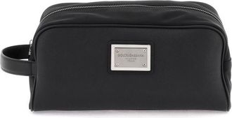 Dolce & Gabbana Dolce & Gabbana Leather And Nylon Vanity Case