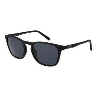 Timberland Zwarte RVS Zonnebril
