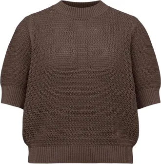 Drykorn Truien & Vesten, Dames, Bruin, XS, Trui met ronde hals