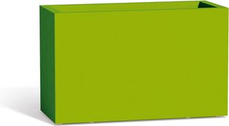 Monacis Monacis - Jardinera Rectangular De Resina 80x35 Cm Mod. Flowerpot Verde