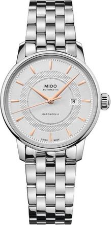 Mido Baroncelli Signature Automatic Silver Dial Watch M0372071103101