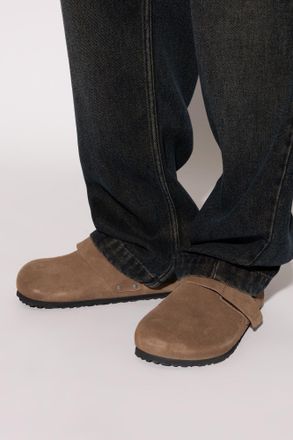 Birkenstock Loma Slides, Mens, Brown