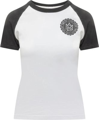 AMBUSH Raglan T-Shirt - Dames - T-shirts - Veelkleurig - XS - Katoen - Tops