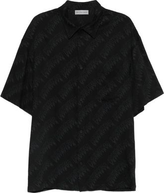 Balenciaga Print Short-sleeve Shirt