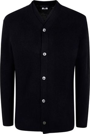 Comme Des Garçons Cardigan in lana - Blu