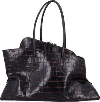 The Attico Black la Passeggiata Shoulder Bag