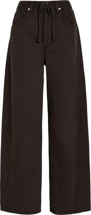 Citizens Of Humanity Citizens OF Humanity Brynn Drawstring Wide-leg Jeans - Dark Brown - 27 (W27 / UK8-10 / S)