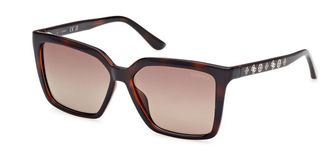 Guess GU00099 Polarized 52H Womens Sunglasses Tortoiseshell Size 55