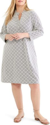 Nic+Zoe Clementine Diamond Print Sheath Dress in Black Multi at Nordstrom, Size 1 X