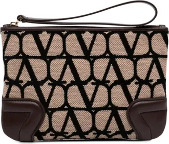 Valentino Pre-owned Valentino Toile Iconographe Pouch Ladies HPUNE3OYHQCJCY6A