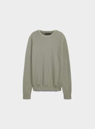 Le 31 Mens Honeycomb knit sweater