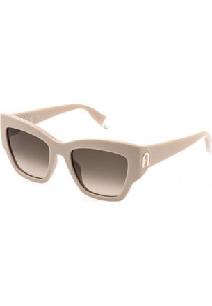 Furla Womens SFU891 54 06CT Sunglasses - Beige - One Size