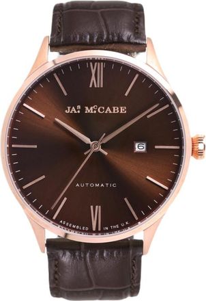 James McCabe Watches London Automatic Brown Dial Mens Watch JM-1025-03