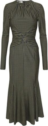 Philosophy di Lorenzo Serafini Jurk met Lange Mouwen en Ronde Hals - Dames - Casual kleedjes - Zwart - M - Kleedjes