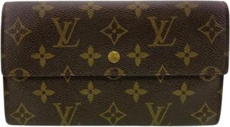 Louis Vuitton Pre-owned Wallets, female, Brown, Size: ONE SIZE Pre-owned Porte Tr&eacute;sor International Wallet (Tri-fold)