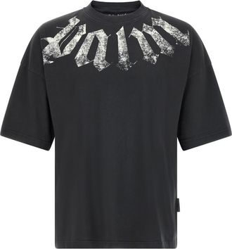 Palm Angels Black Graphic Crew Neck T-Shirt