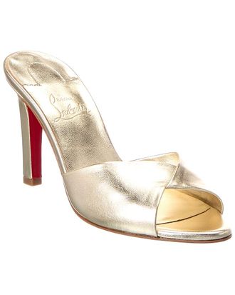 Christian Louboutin Fanny Slide 85 Leather Sandal