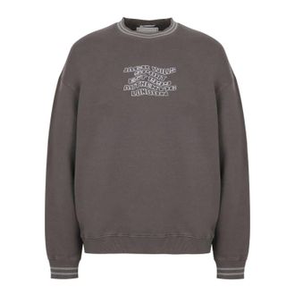 Jack Wills Heren Sweatshirt met grafische print Drop Shoulder Relaxed Fit (Leisteen)