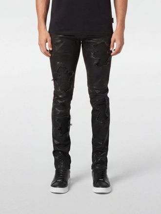Philipp Plein Jeans Rock Star in denim distressed