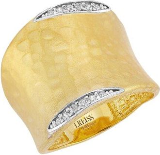 I.Reiss Company 14K 0.10 Ct. Tw. Diamond Cuff Ring