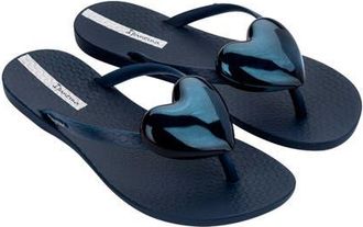 Ipanema Maxi Fashion IV Fip Flop in Blue/metallic/silver at Nordstrom, Size 10