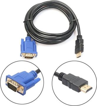 OEM Cable De Carga Hdmi A Vga De Alta Definici&oacute;n De Alta Calidad, Conector Macho, Interfaz D-sub 1080p, 1,8 Metros