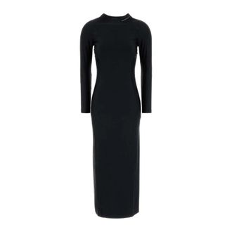 Alexander Wang Stretch Nylon Jurk - Dames - Casual kleedjes - Zwart - S - Nylon - Kleedjes