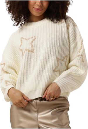 Nukus Atlanta Pullover - Dames - Ronde hals truien - Beige - L - Truien & Vesten