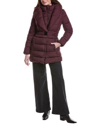 Kenneth Cole Powder-Touch Puffer Coat