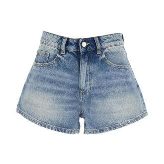 Icon Denim Los Angeles Denim Shorts, female, Blue, Size: W25 Denim Shorts