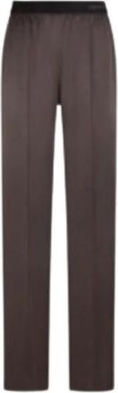 Tom Ford TOM Ford Rtw... - Dames - Straight fit broeken - Bruin - S - Broeken