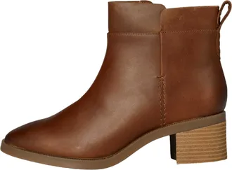 Clarks Lileigh Charm Tan Oily Leather 26179634 Womens