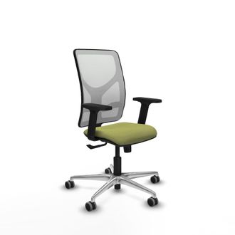 Piqueras y Crespo Silla De Oficina Piqueras Y Crespo Motilla Negro Reposabrazos Ajustables