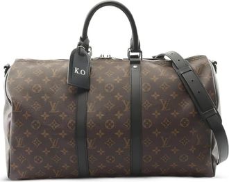 Louis Vuitton 2019 Macassar Boston tas met monogram - Bruin